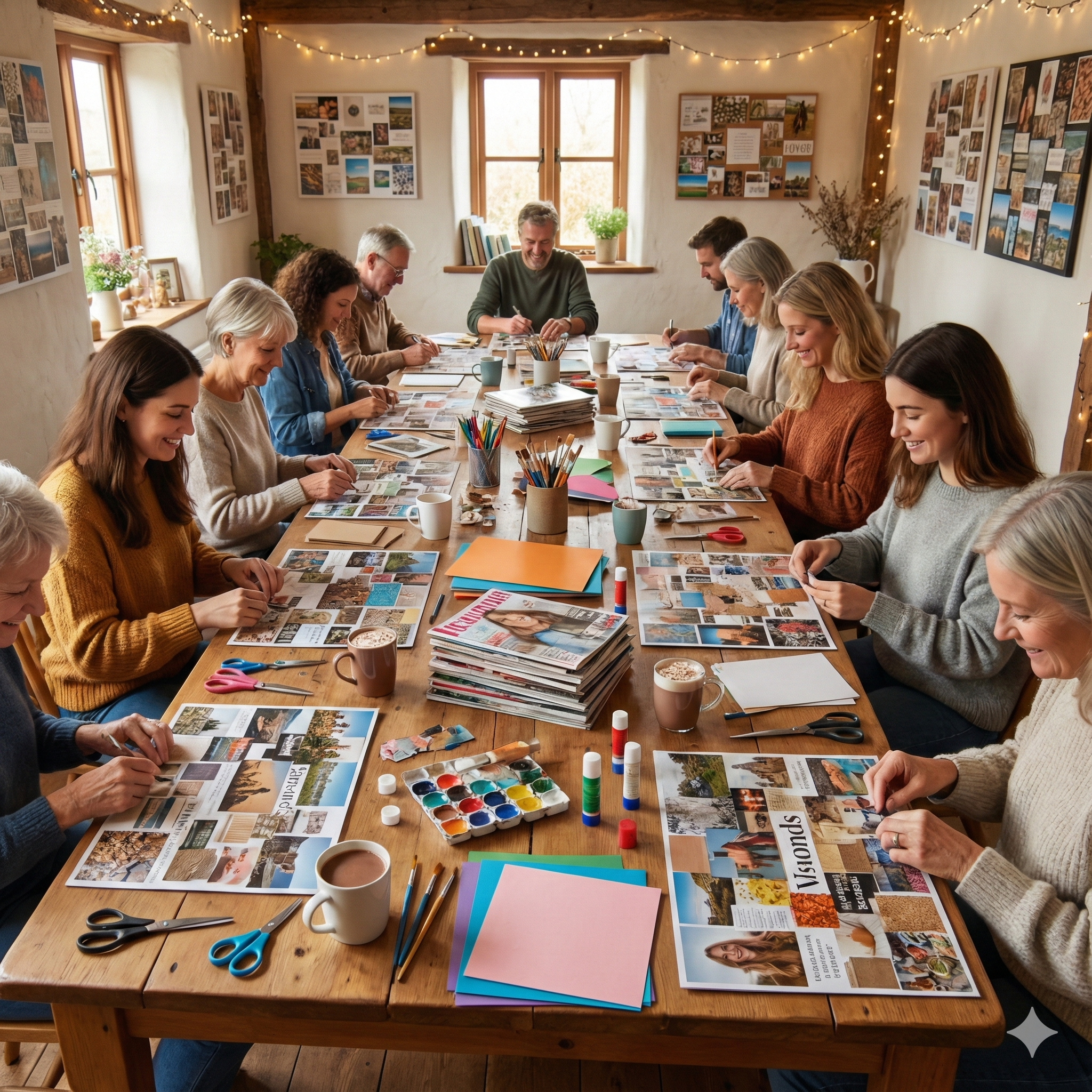 Sanatsal Vizyon Panosu Atölyesi ‘’Yeni Yıl Hedeflerim’’