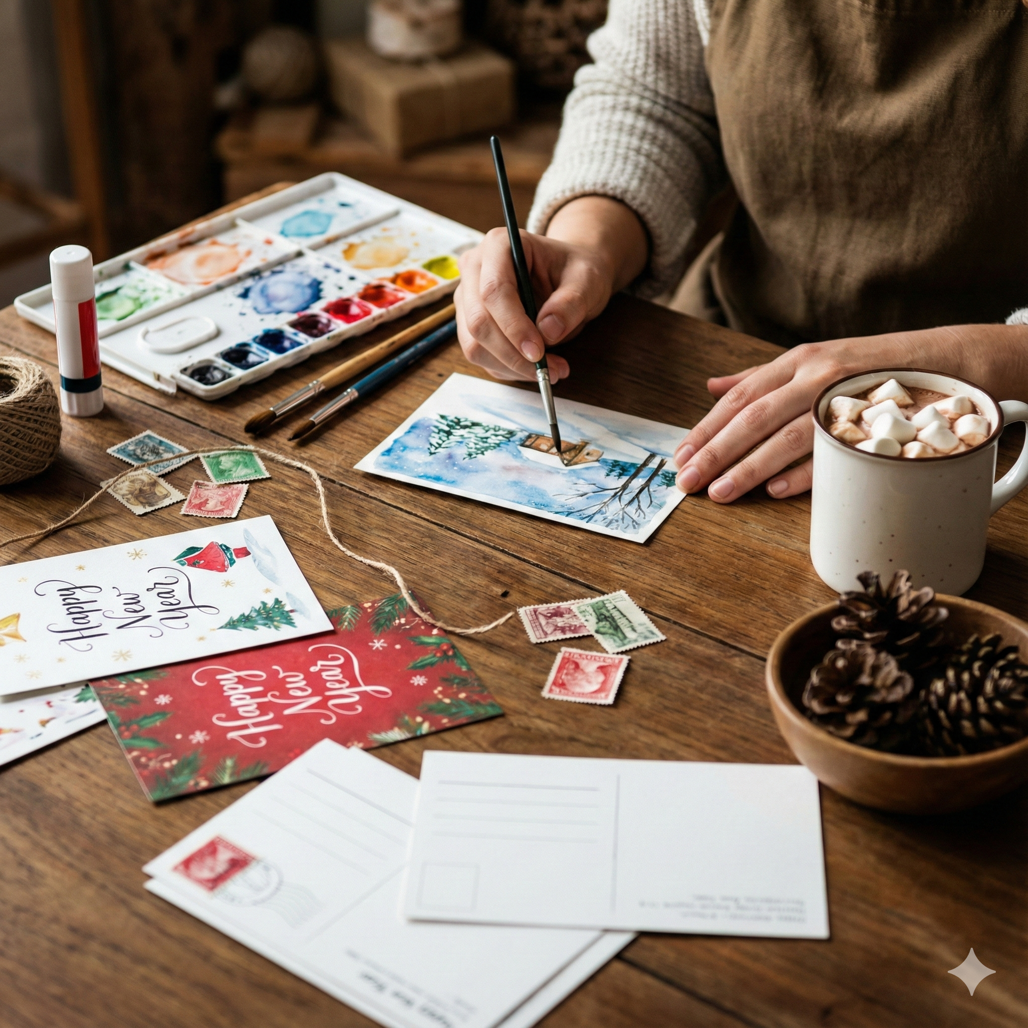 Yılbaşı Kartım ‘’Kartpostal Tasarlama Atölyesi’’