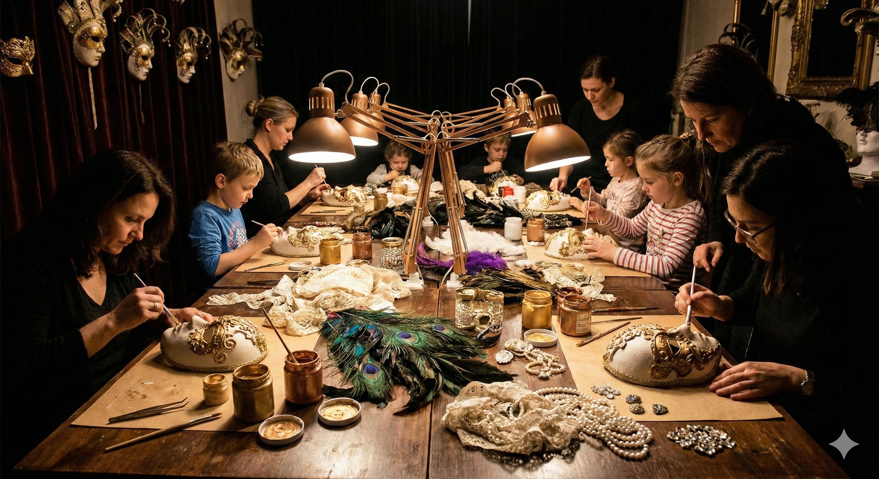 Sarayda Maskeli Balo ''Barok Dönem'' Ebeveyn & Çocuk Atölyesi