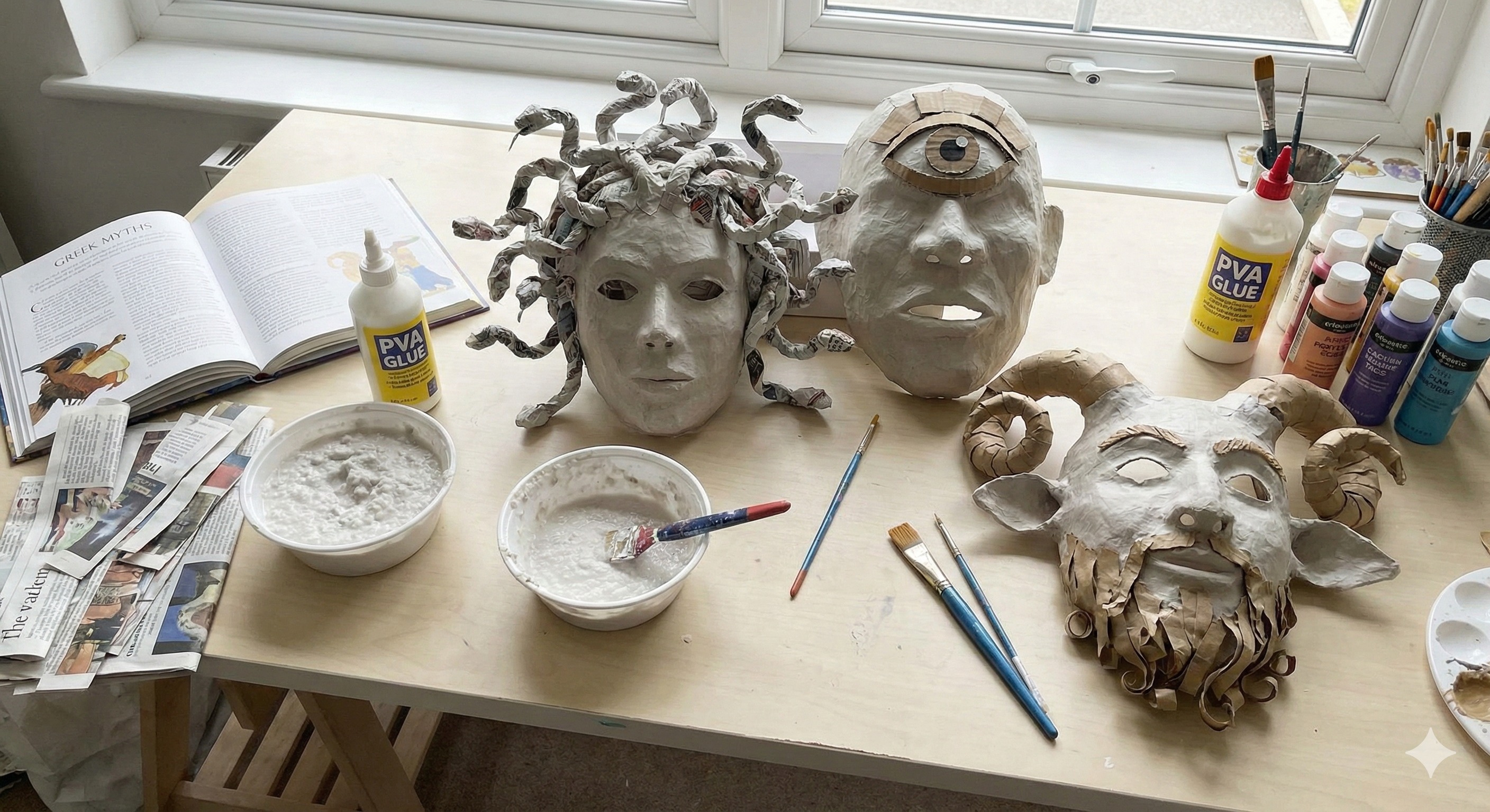 Antik Yunan ''Olympos’un Yüzleri'' Ebeveyn & Çocuk Atölyesi