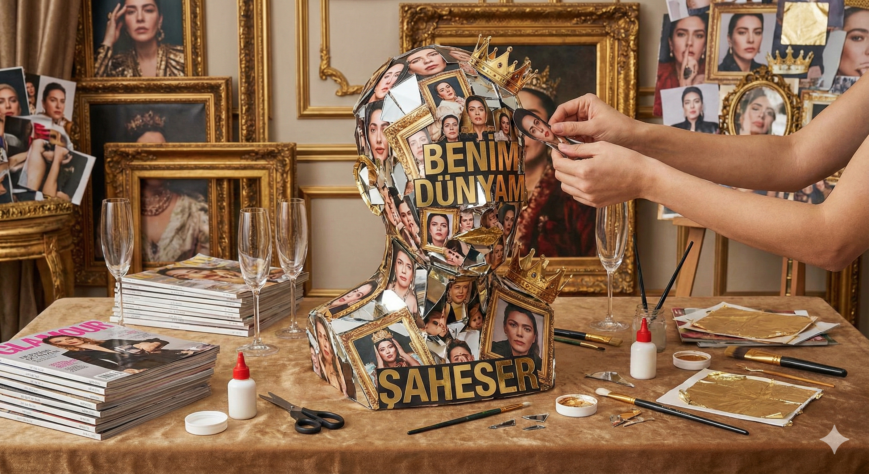 Narsist Manifesto: Kendini Övme ve Yüceltme Kolajı