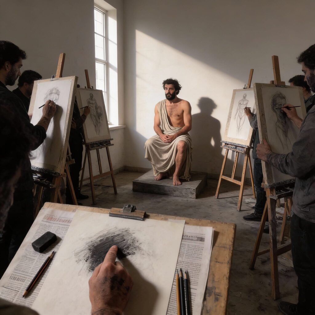 Canlı Model Eşliğinde Desen Atölyesi