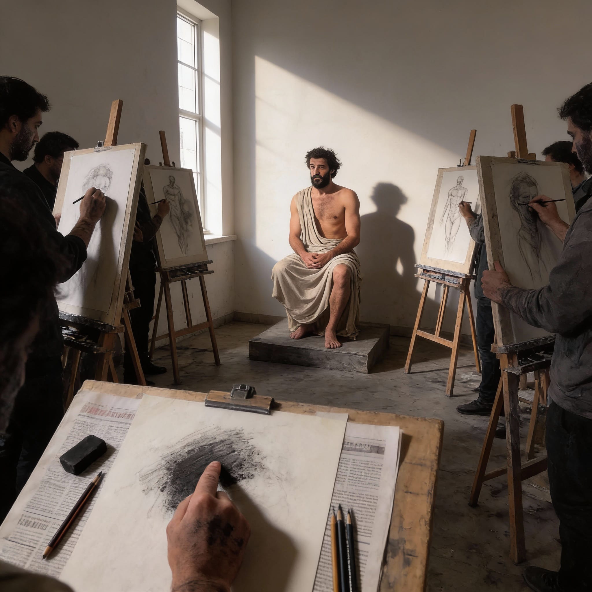 Canlı Model Eşliğinde Desen Atölyesi